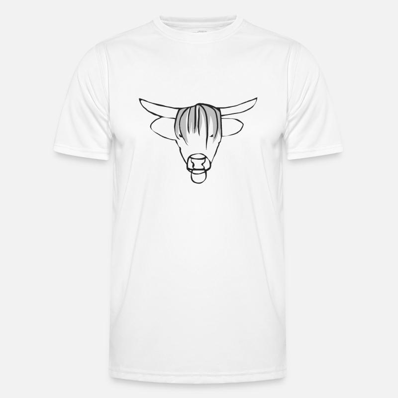 Bull - Men's Functional T-Shirt - white