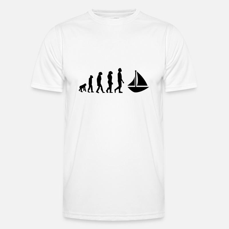 Evolution sailing boat - Men's Functional T-Shirt - white