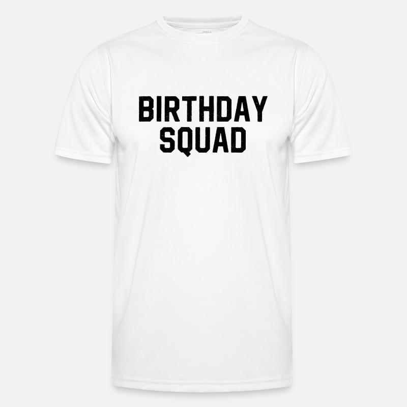 Birthday Squad Men's Functional T-Shirt