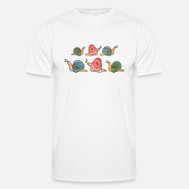 Snails - Men's Functional T-Shirt - white