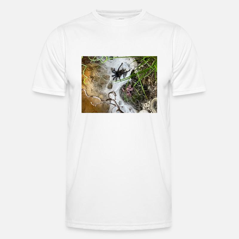 Tarentule sur le web T-shirt sport Homme