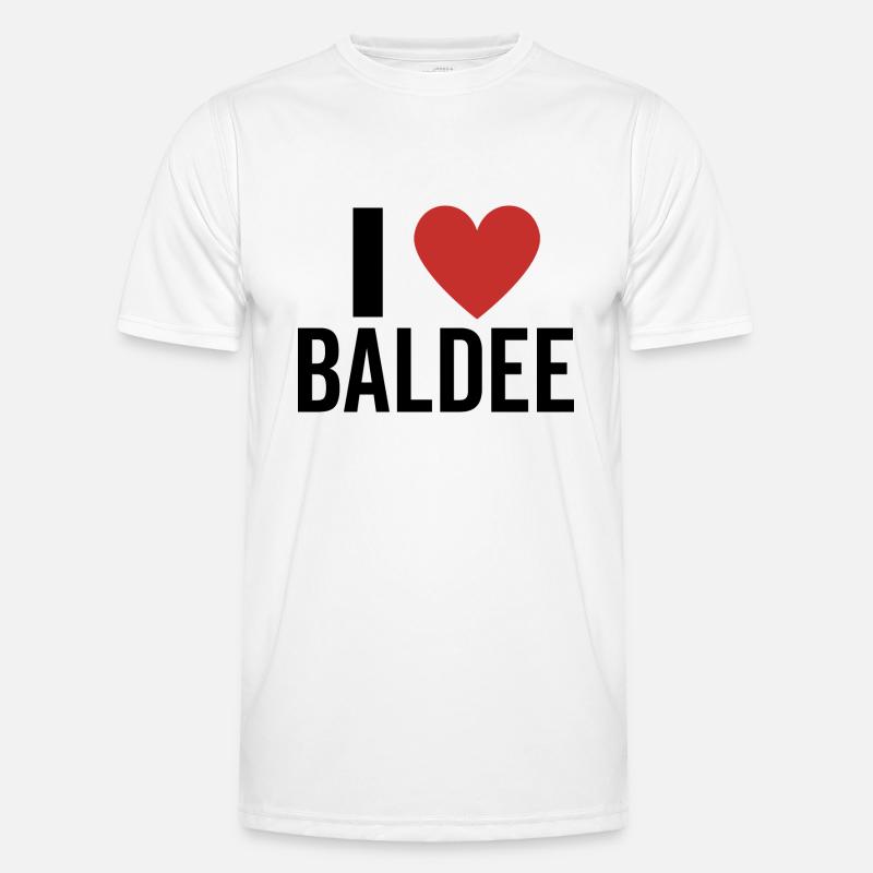 Ich liebe Baldee Männer Funktions-T-Shirt
