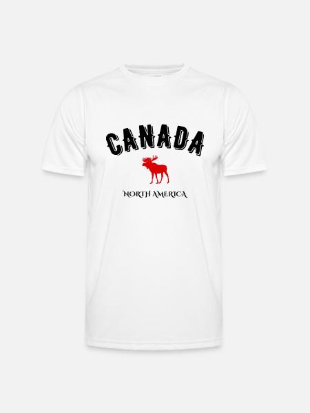 Canada north america - Men's Functional T-Shirt - white