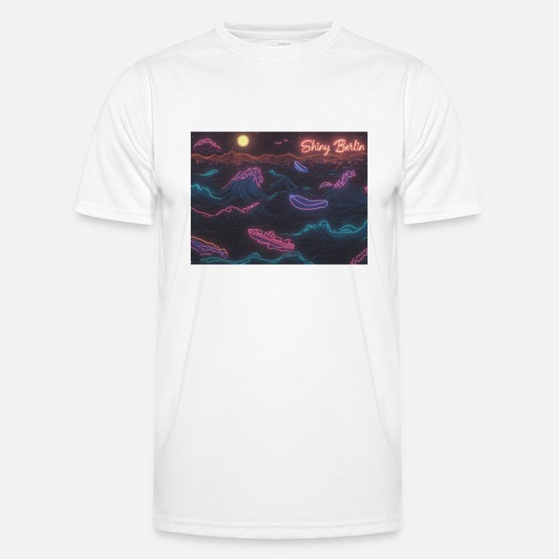 Shiny Berlin neon Männer Funktions-T-Shirt