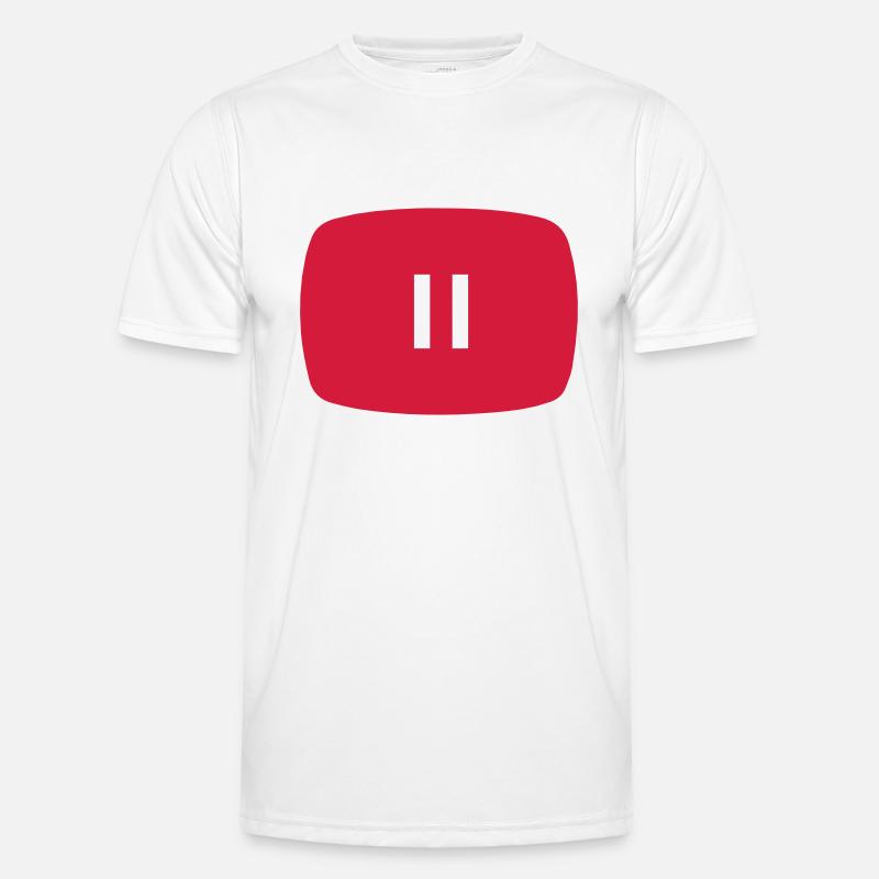 Pause button Men's Functional T-Shirt