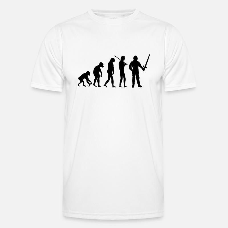 ritter_evolution - Men's Functional T-Shirt - white
