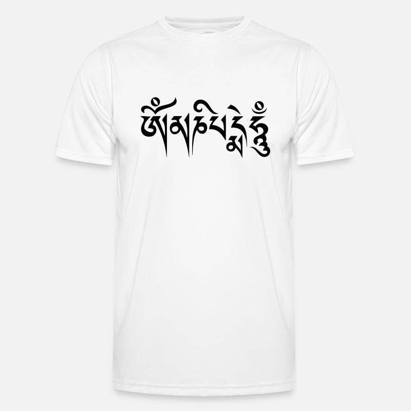 Om mani padme hum T-shirt sport Homme