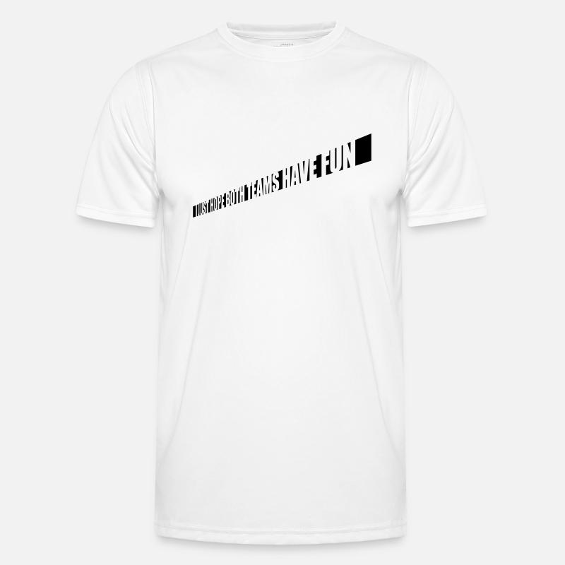 Both Teams Have Fun - Männer Funktions-T-Shirt - Weiß