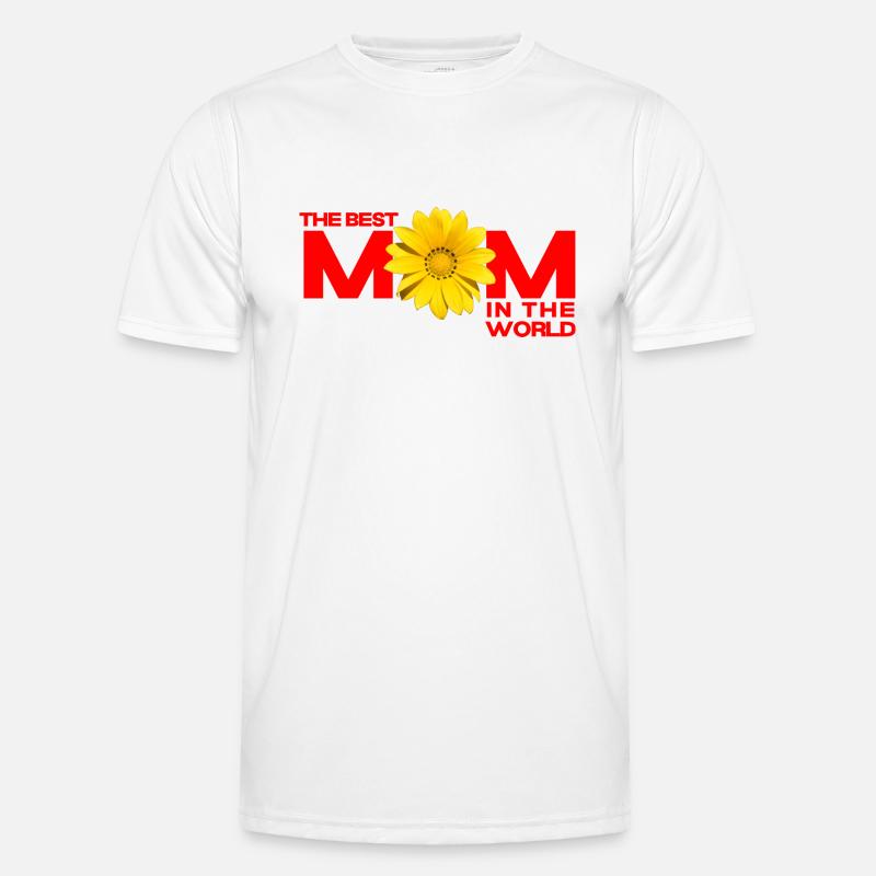 Die beste Mutter der Welt Männer Funktions-T-Shirt