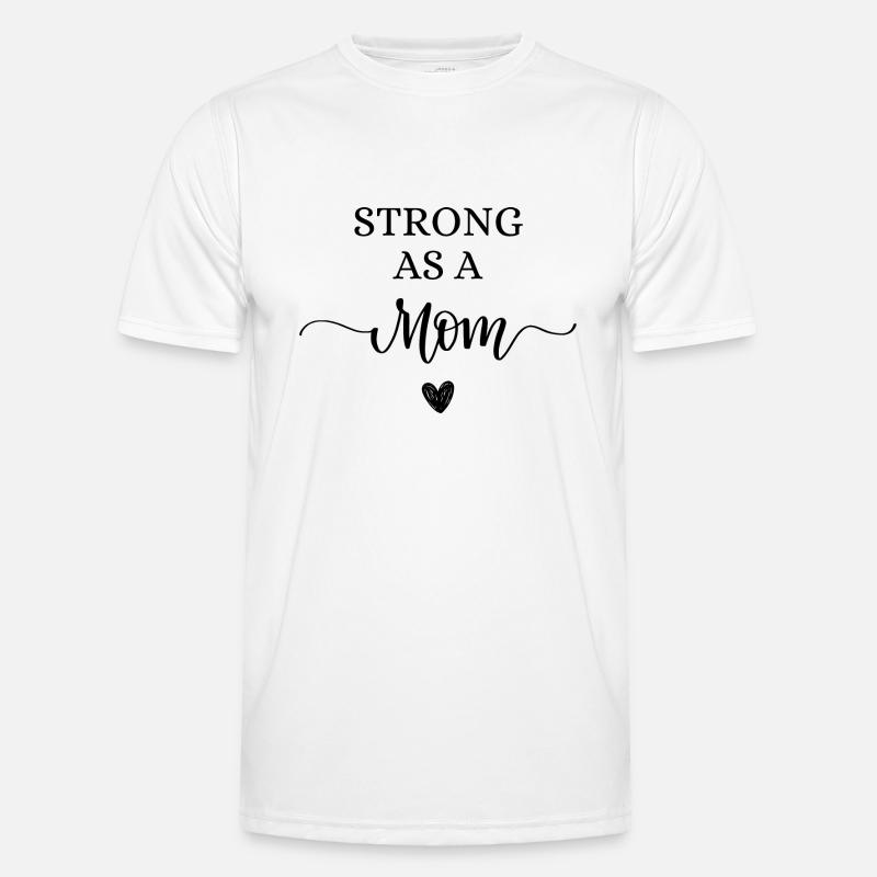 Stark als Mutter Männer Funktions-T-Shirt