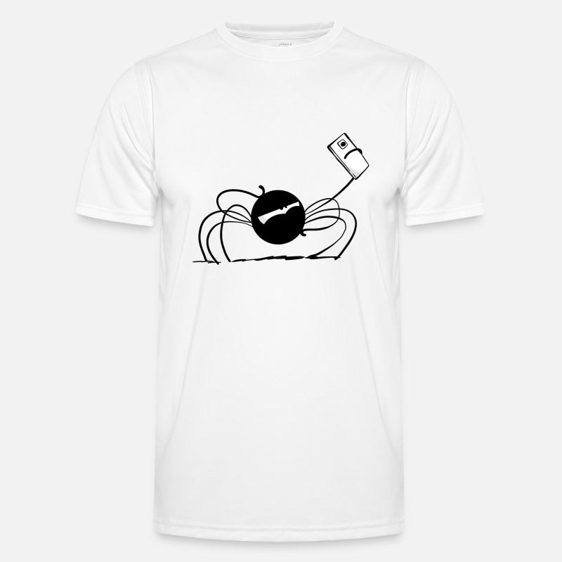 Beth the Spider - The Selfie - Men's Functional T-Shirt - white