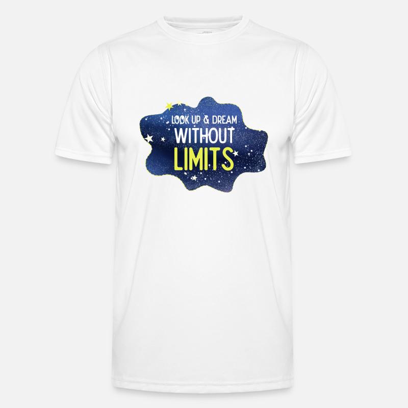 Look up and dream without limits Men's Functional T-Shirt