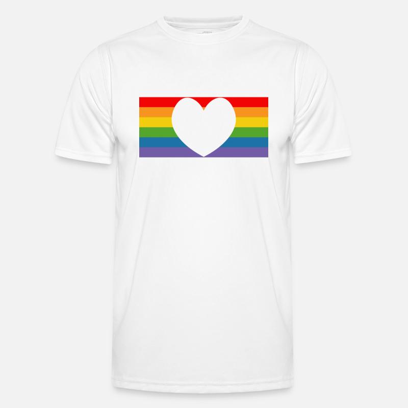 pride rainbow flag Men's Functional T-Shirt