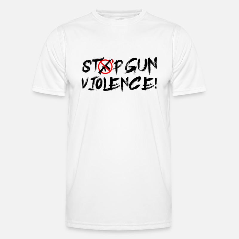 Stop Gun Violence Männer Funktions-T-Shirt