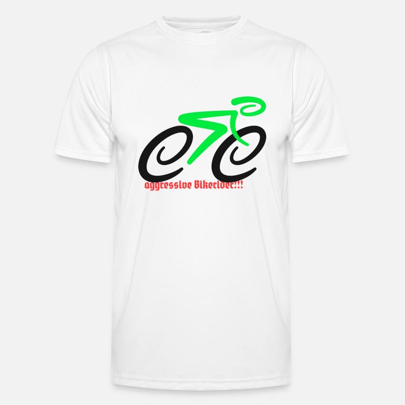 aggressive cyclist! Men's Functional T-Shirt
