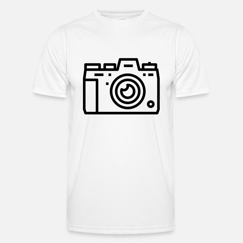 Camera Photo Digital Camera Camera Gift - Men's Functional T-Shirt - white
