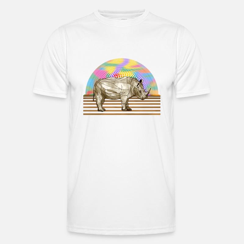 Rhinoceros - Men's Functional T-Shirt - white