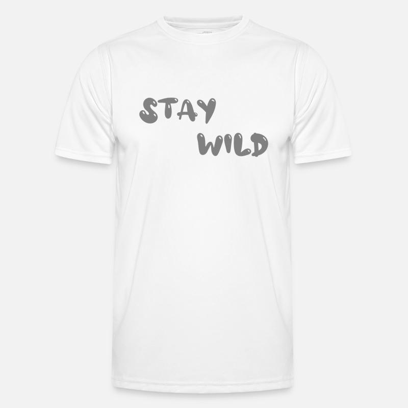 Restez sauvage T-shirt sport Homme