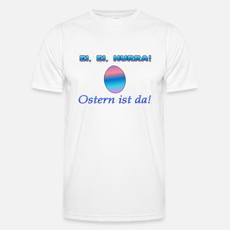 Easter egg - Men's Functional T-Shirt - white