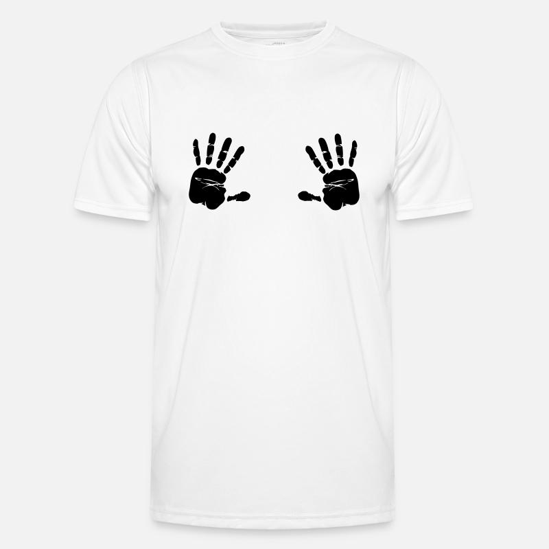 Hände Männer Funktions-T-Shirt