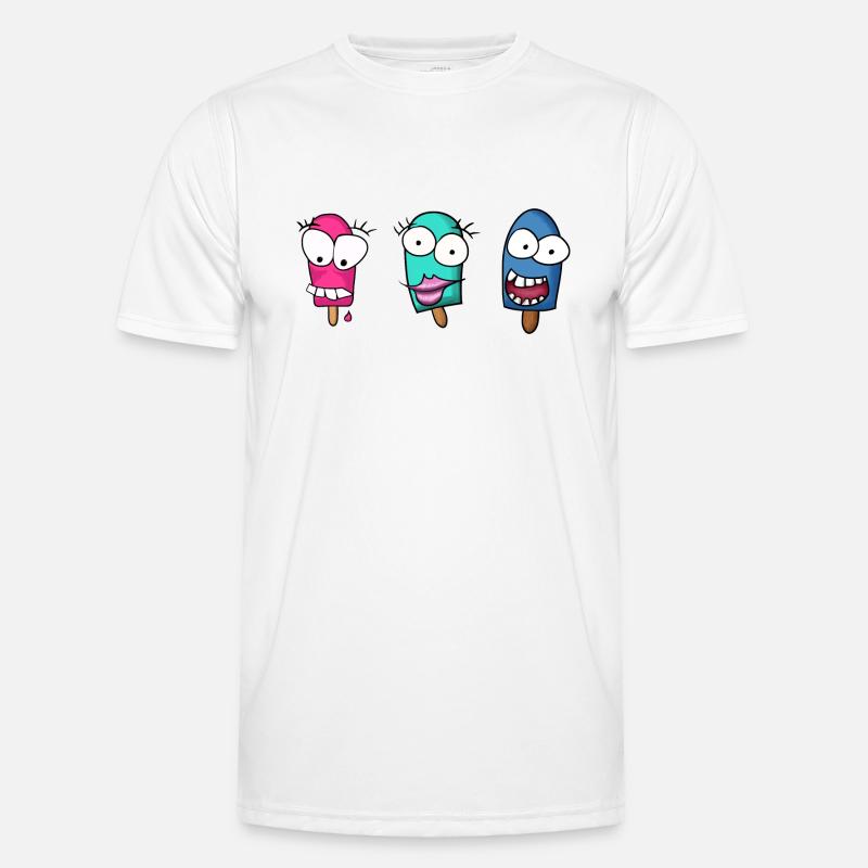 Eis Männer Funktions-T-Shirt