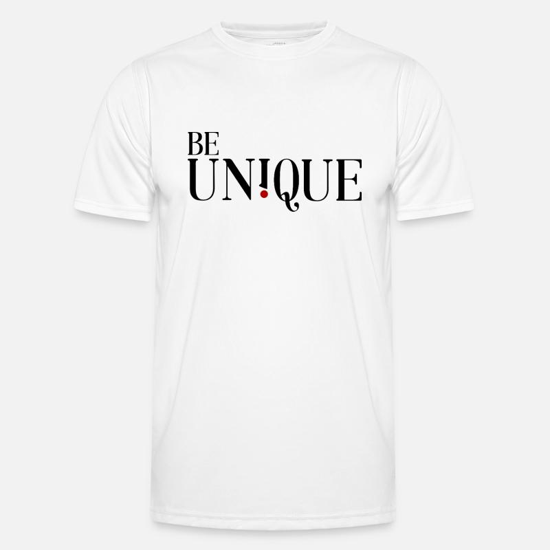 Be unique - Sei einzigartig Männer Funktions-T-Shirt