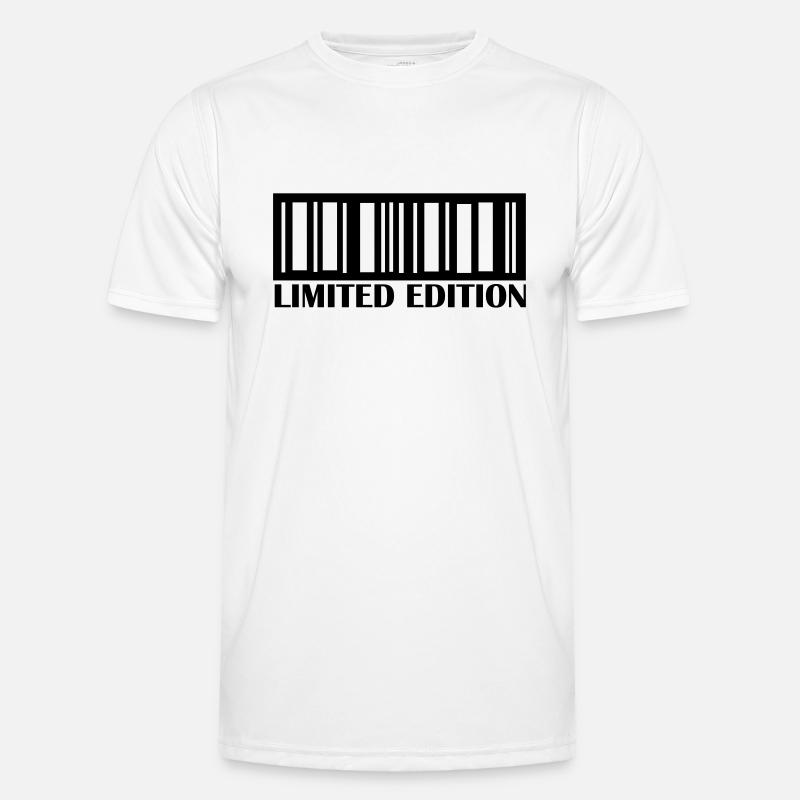 barcode limited edition - Men's Functional T-Shirt - white