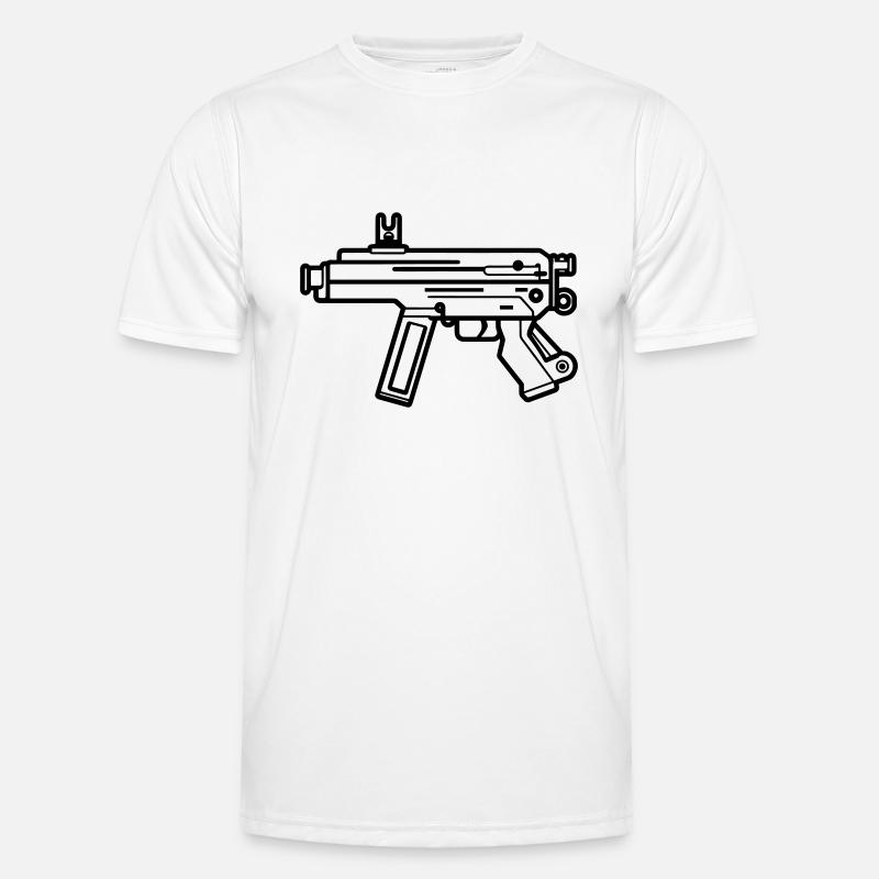submachine gun Men's Functional T-Shirt