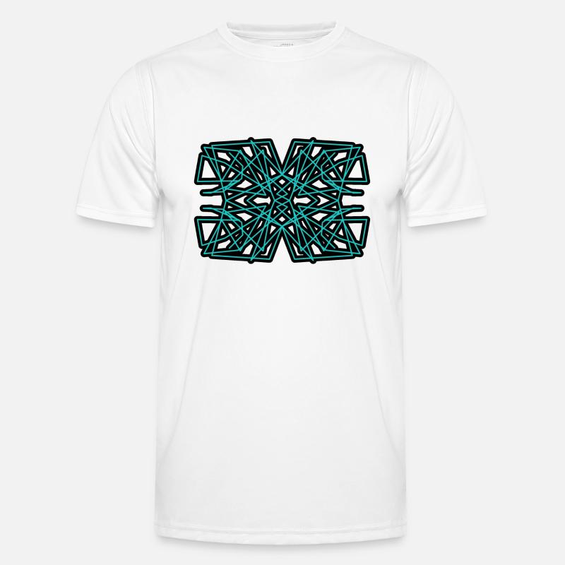 Muster Männer Funktions-T-Shirt