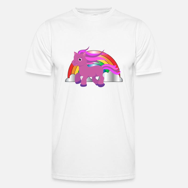 einhorn7 - Men's Functional T-Shirt - white