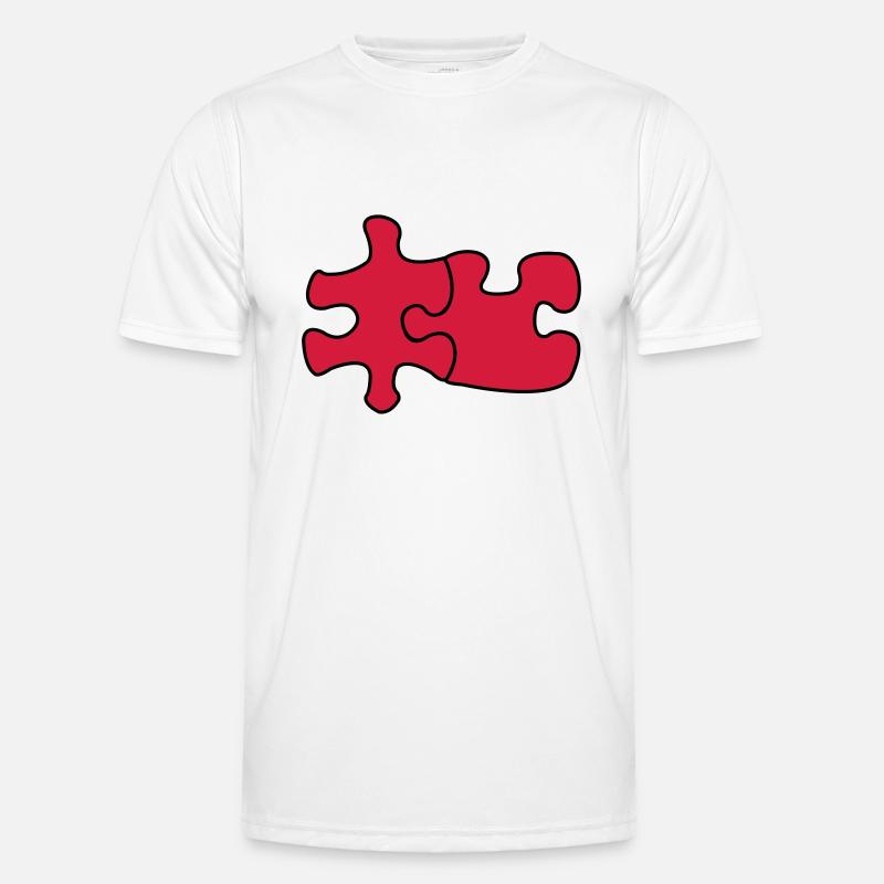 puzzle1 - Men's Functional T-Shirt - white
