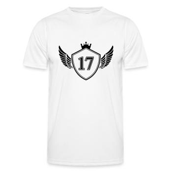 Coat of arms 17 - Men's Functional T-Shirt - white - Front - AI Model Male 178 dark (178cm)