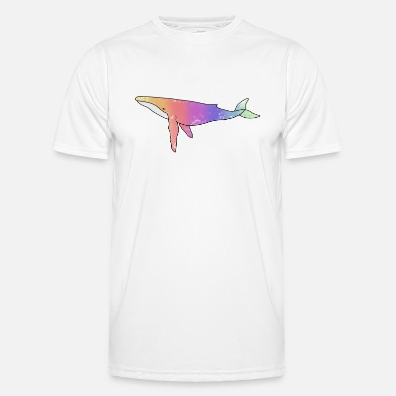 Whale Rainbow Version Men's Functional T-Shirt