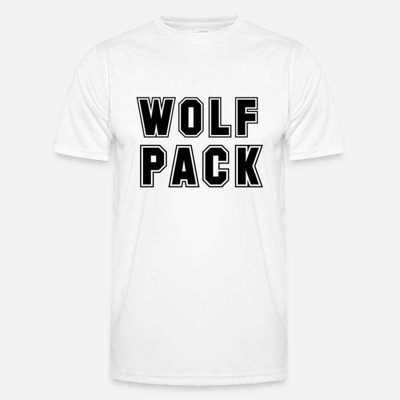 Wolf Pack - Men's Functional T-Shirt - white