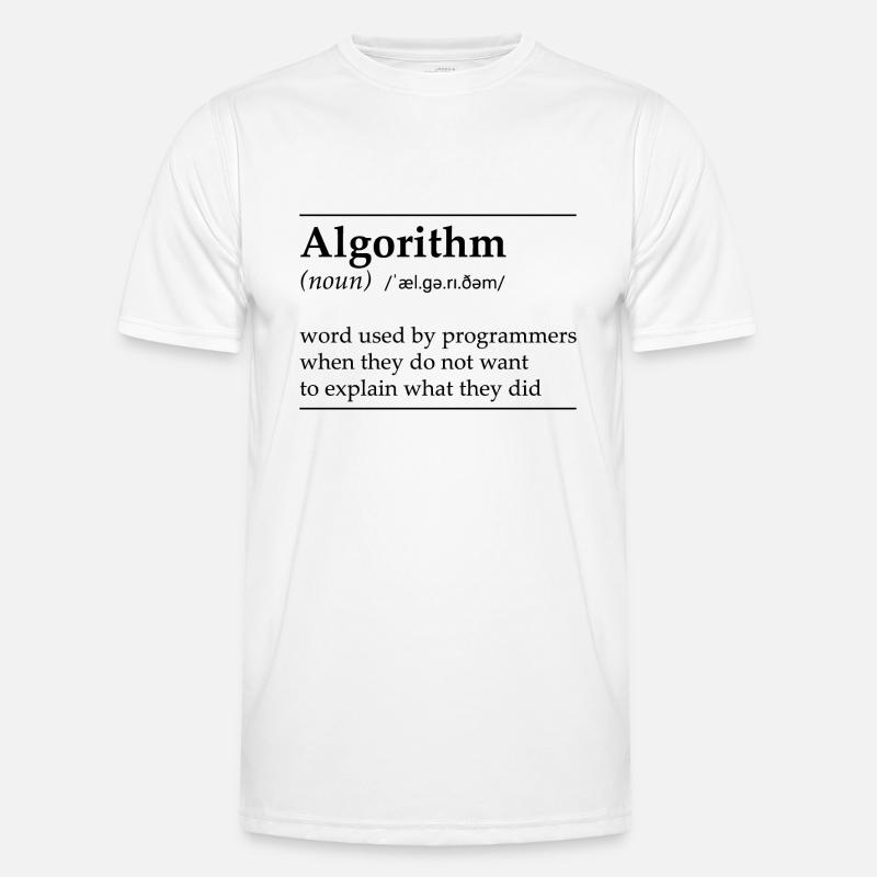 Perfect gift for programmers - Men's Functional T-Shirt - white