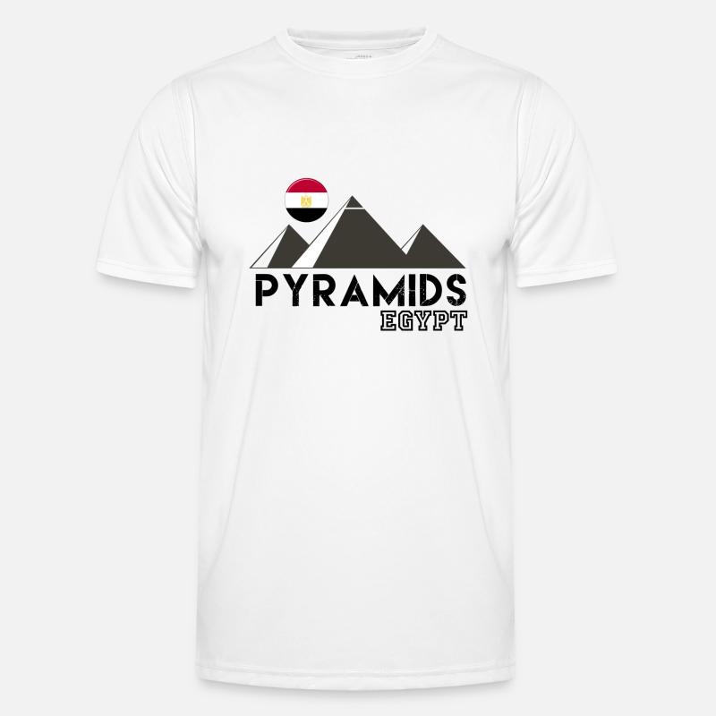 Pyramids, Pyramids Cairo, Egyptian Pyramids, Egypt Men's Functional T-Shirt