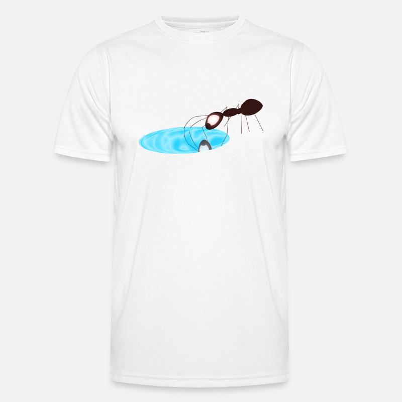 Fourmi - T-shirt sport Homme - blanc