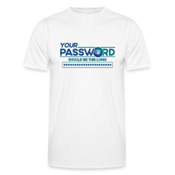 Network Security Specialist Gift - Men's Functional T-Shirt - white - Front - AI Model Male 178 dark (178cm)