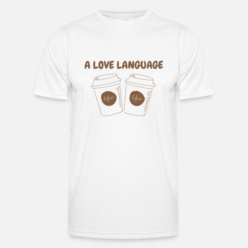 A LOVE LANGUAGE Männer Funktions-T-Shirt