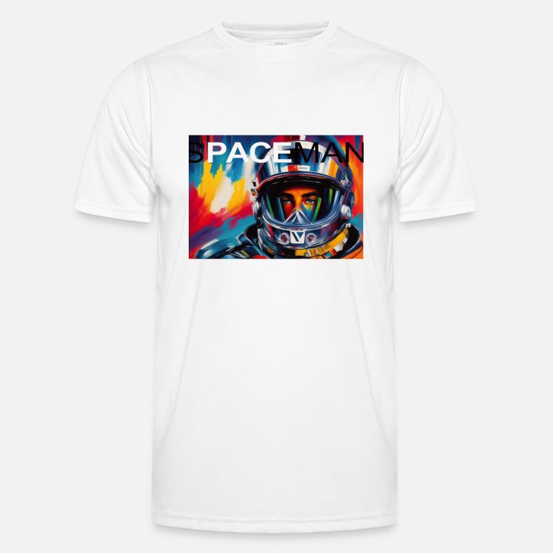 Spaceman b4 600DPI Männer Funktions-T-Shirt