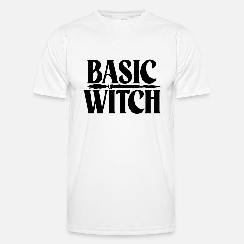 Basic Witch - Men's Functional T-Shirt - white