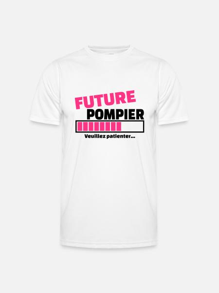 future pompier - T-shirt sport Homme - blanc
