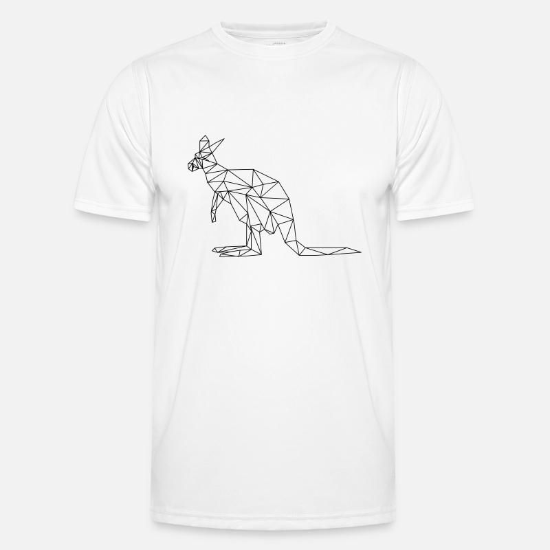 Känguru Männer Funktions-T-Shirt