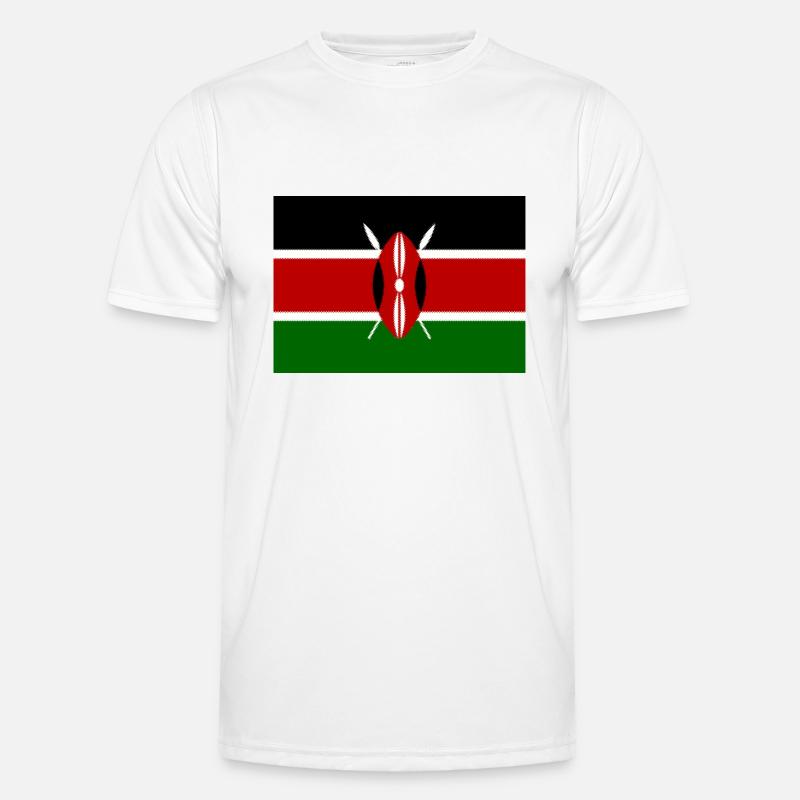 Kenia Männer Funktions-T-Shirt