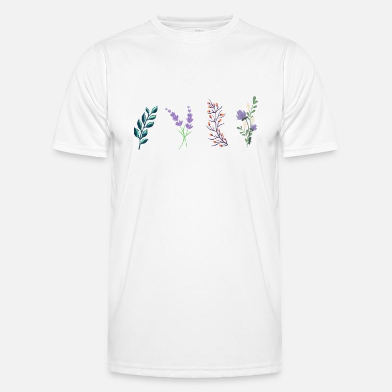 spring flowers gift idea - Men's Functional T-Shirt - white