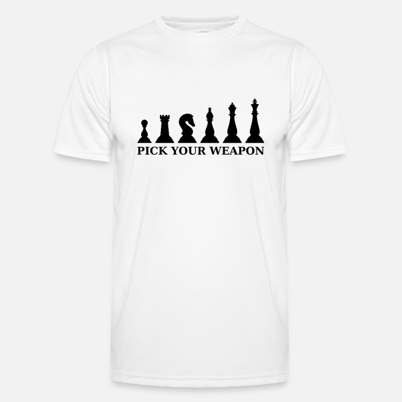 Choix d’échecs de votre arme noir T-shirt sport Homme