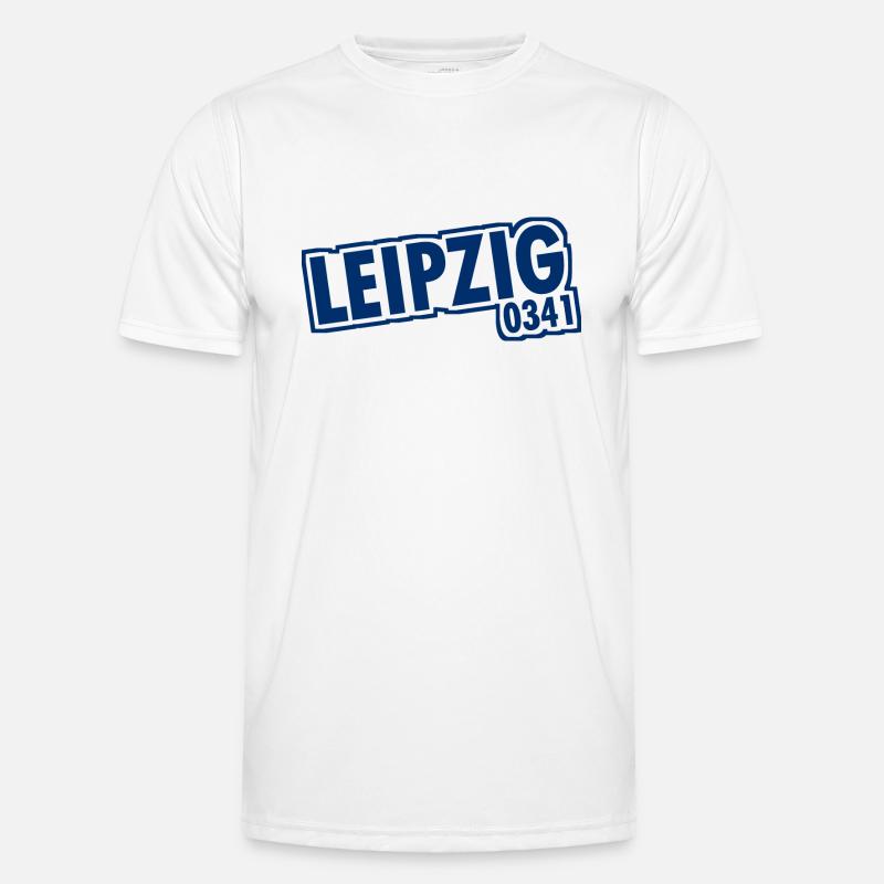 Leipzig - 0341 - Area Code - Saxony - Men's Functional T-Shirt - white