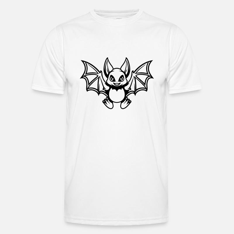 fledermaus comic Männer Funktions-T-Shirt