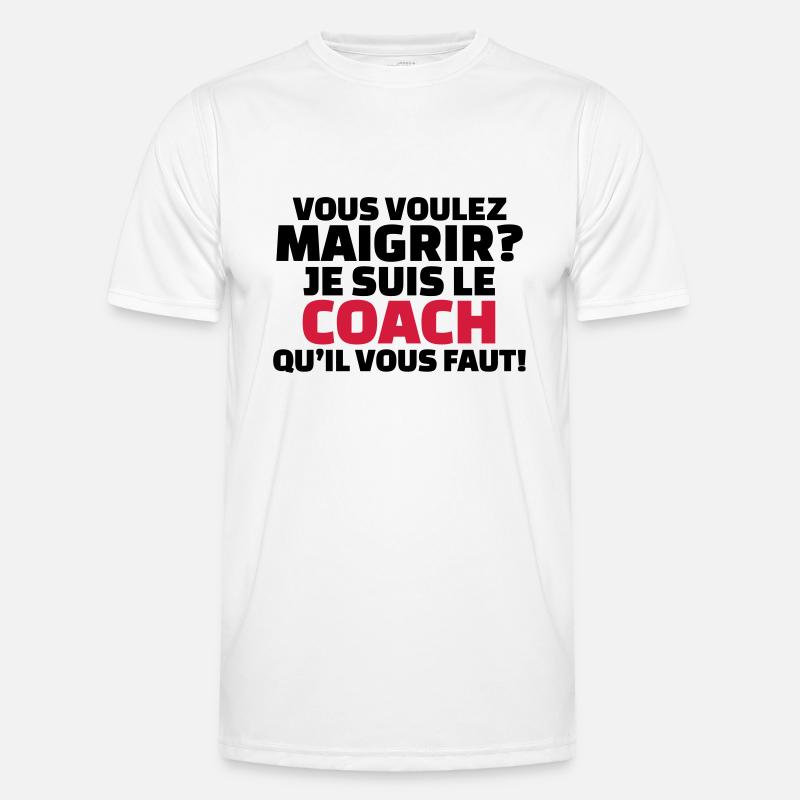 Vous voulez maigrir? je suis le coach T-shirt sport Homme