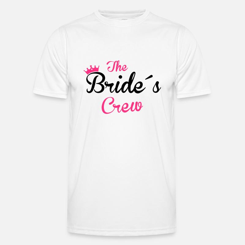 the bride´s crew Männer Funktions-T-Shirt